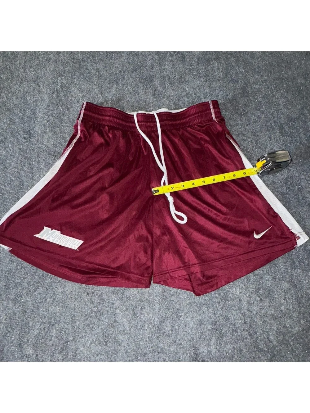 Nike Manhattanville Softball Athletic Mesh Shorts Womens XL Vtg y2k 90s Rare